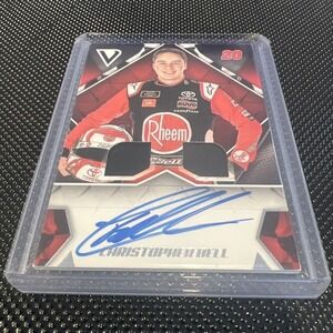 2018 Panini Victory Lane Dss-be Christopher Bell Autographed Card Nascar